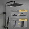 JOHO Nero con Termostatico in Acciaio INOX 304 Colonna Anteprima dell’immagine prodotto 3
