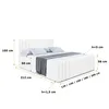 ALTDECOR Boxspringbett mit Fußteil, H3 Matratze und Topper Produktbild-Vorschau 6