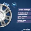 4 STK 15 Zoll Opus silber PETEX Radkappen Radzierblenden Produktbild-Vorschau 3
