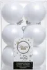 Boules Noël Blanches ø6cm Décoration De Noël Classique Et Voir les images du produit 1