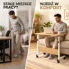 Biurko Regulowane Stolik Pod Laptopa 71–90 Cm Na Kółkach Podgląd zdjęcia produktu 11