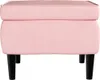 vidaXL Ohrensessel mit Hocker Rosa Samt Produktbild-Vorschau 10