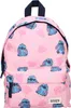 A pink backpack with a Stitch pattern. Náhled obrázku produktu
