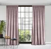 Samtvorhang ROSA rosa 140x270 cm Kräuselband Produktbild-Vorschau 1