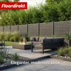 Floordirekt WPC Sichtschutzzaun Milos 180x180 cm Anthrazit Produktbild-Vorschau 3