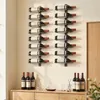 HOMCOM Weinregal Flaschenregal zur Wandmontage für 8 Produktbild-Vorschau 8