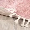 Volero - Tapis rond à poils longs - Lofty Fringe Rose - Ø Voir les images du produit 3