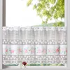 heimtexland ® Shabby Chic Scheibengardine Jacquard weiß mit Produktbild-Vorschau 1