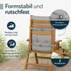BURI 4x Hochlehner Auflage 120x50x5,5 cm - wetterfeste Produktbild-Vorschau 4