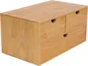 Organizer na biurko z 3 szufladami bambusowy 33x19x16cm Podgląd zdjęcia produktu 8