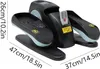 A black and light blue electric elliptical pedal exerciser with a remote control and measurement indicators. Podgląd zdjęcia produktu