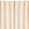 A close-up view of beige curtains with vertical pleats. Anteprima dell’immagine prodotto