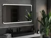 Mexen Nida kúpeľňové zrkadlo s podsvietením 140 x 80 cm, Náhľad obrázku produktu 2