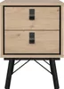Ry Nachtkommode 2 Schub Jackson Hickory Produktbild-Vorschau 3