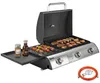 Outsunny Gasgrill 7,5 KW Tragbarer Tischgrill mit 3 Brenner Produktbild-Vorschau 1