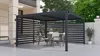 Zubehör G21 drehbare Lamellenwand 3,7 x 2,2 m für Pergola Produktbild-Vorschau 4