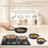 10-TLG Topfset Induktion mit Abnehmbarer Griff,Pfanne Produktbild-Vorschau 8