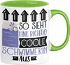 Schwimmerin Geschenk Tasse Lustig Geschenkidee für Produktbild-Vorschau 1