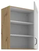 Hängeschrank 60 cm Stilo Weiss + Eiche Artisan Küchenzeile Produktbild-Vorschau 2