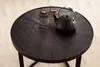 Couchtisch FineBuy Sofatisch 58x58x40 cm Massivholz Schwarz Produktbild-Vorschau 4