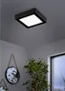 Eglo LED Plafonnier apparent Idun noir 17x17cm 9,5W 1500lm Voir les images du produit 2
