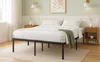 VOUNOT® Bettgestell 160x200 cm Metallbett mit Lattenrost Produktbild-Vorschau 1