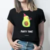 Mr. & Mrs. Panda Größe M T-Shirt Avocado Party Zeit - Produktbild-Vorschau 3