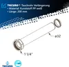 tecuro Verstellrohr Tauchrohr Verlängerung 200 mm für Produktbild-Vorschau 2