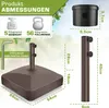 tillvex® Sonnenschirmständer GRAVIA mit Rollen & Bremsen Produktbild-Vorschau 2