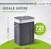 A laundry basket with dimensions and capacity highlighted. Náhľad obrázku produktu
