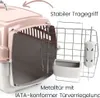 2er Set Transportbox IATA Flugbox Flugzeug Hundebox Hunde Produktbild-Vorschau 3