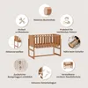 Petite Amélie Beistellbett Nuage - 45x90 cm - Walnuss - Produktbild-Vorschau 4