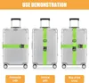4 Stück Gepäckanhänger Set, rutschfest Einstellbare Koffer Produktbild-Vorschau 2