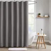 Luxe douchegordijn, lichtbeige, 180 x 180 cm. Waterdicht en Productafbeelding-voorbeeld 2