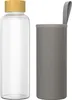 XMTECH 550 ml Glastrinkflasche mit Holzdeckel, grauem Produktbild-Vorschau 1