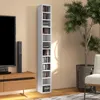 HOMCOM Mobile Libreria Porta CD a 12 Ripiani per 204 CD, Anteprima dell’immagine prodotto 8