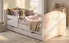 Kinderbett 140x70 cm Weiß | Motiv Bär & Hase mit Regenbogen Produktbild-Vorschau 10