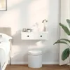 vidaXL Scaffale a muro con cassetti bianco 60x28x15 cm Anteprima dell’immagine prodotto 2