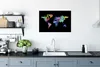 MuchoWow® Poster Weltkarte - Regenbogen - Aquarell 60x40 cm Produktbild-Vorschau 3