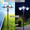 Outsunny Solarleuchte Gartenlicht 3-köpfige Lampe mit Produktbild-Vorschau 5