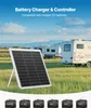 VEVOR 12V monokryštalická súprava solárnych panelov 20W, Náhľad obrázku produktu 4
