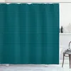 ABAKUHAUS Teal Streifen Duschvorhang, Monochrome Art und Produktbild-Vorschau 1