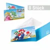 Amscan Super Mario Karte, Mehrfarbig, Papier, 8 Stück(e), Produktbild-Vorschau 3
