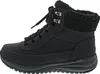 A side view of a black women's boot. Voir les images du produit