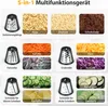 7MAGIC 5 in 1 Elektrischer Gemüseschneider 250W, Produktbild-Vorschau 3