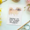 Mr. & Mrs. Panda Postkarte Pekingese Moment - Weiß - Produktbild-Vorschau 2