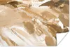 MuchoWow® Poster Gold - Beige - Abstrakt 180x120 cm - Produktbild-Vorschau 1