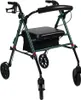 Rollator grün 7,2 kg faltbar, 60 cm breit, pannensichere 8 Produktbild-Vorschau 1