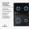 Klarstein Gasherd, Gaskochfeld 4 Flammig, Einbau-Gaskocher Produktbild-Vorschau 3