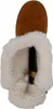 A top-down view of a brown winter boot with white fur lining. Produktbild-Vorschau